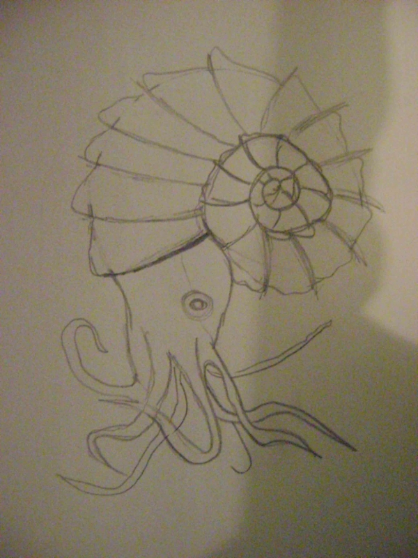Creation of One Eyed Nautilus: Step 3